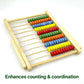 MAGIKON Wooden Abacus, 10 Rows Counting Frame 8in for Math