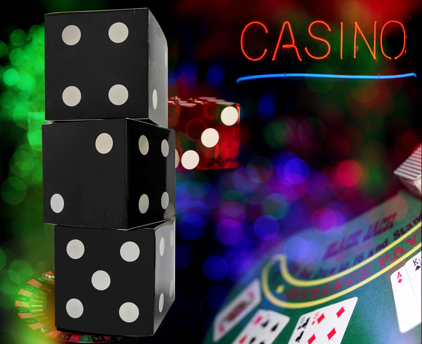 Eylola 6 Pcs Black Floral Dice Boxes 8 x 8 x 8 Inch - Bulk for Centerpieces, Casino Party Decorations, Game Night Decorations, Casino Themed Party