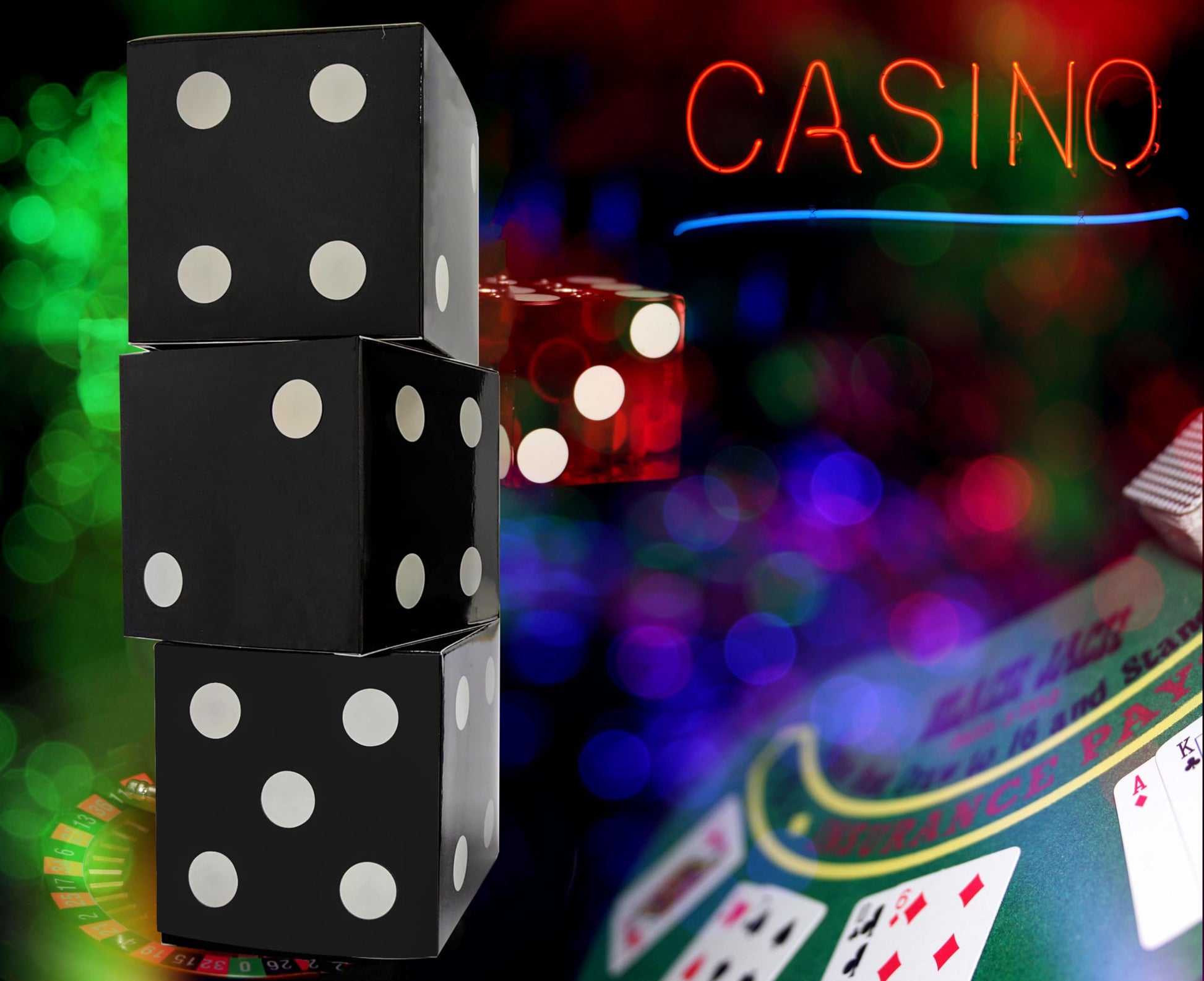 Eylola 6 Pcs Black Floral Dice Boxes 8 x 8 x 8 Inch - Bulk for Centerpieces, Casino Party Decorations, Game Night Decorations, Casino Themed Party