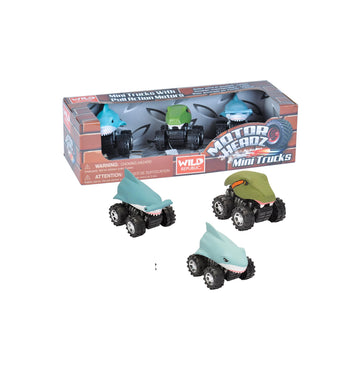 Wild Republic Motor Headz Mini Aquatic Action Toys Set - 5"