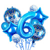Balloons, 11 pcs Foil Balloons 6 year old for 6st Birthday Party Supplies Decoration? Confetti Balloon Kids Party Balloons Birthday Party Supplies 6