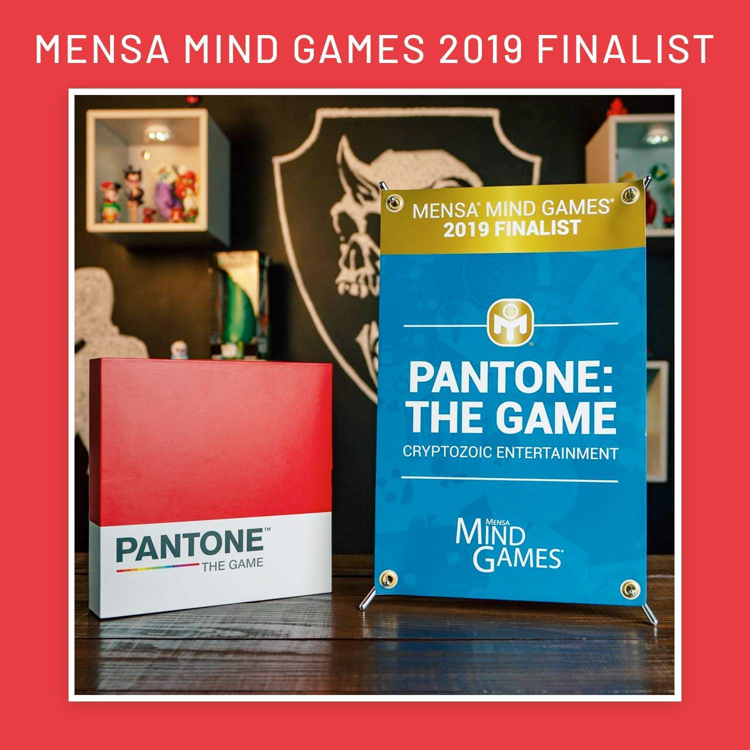 Cryptozoic Entertainment Pantone: The Game - Simple-to-Play Competitive Party Game - Ages 8 and Up - Create Pop Culture Characters Using Only Color