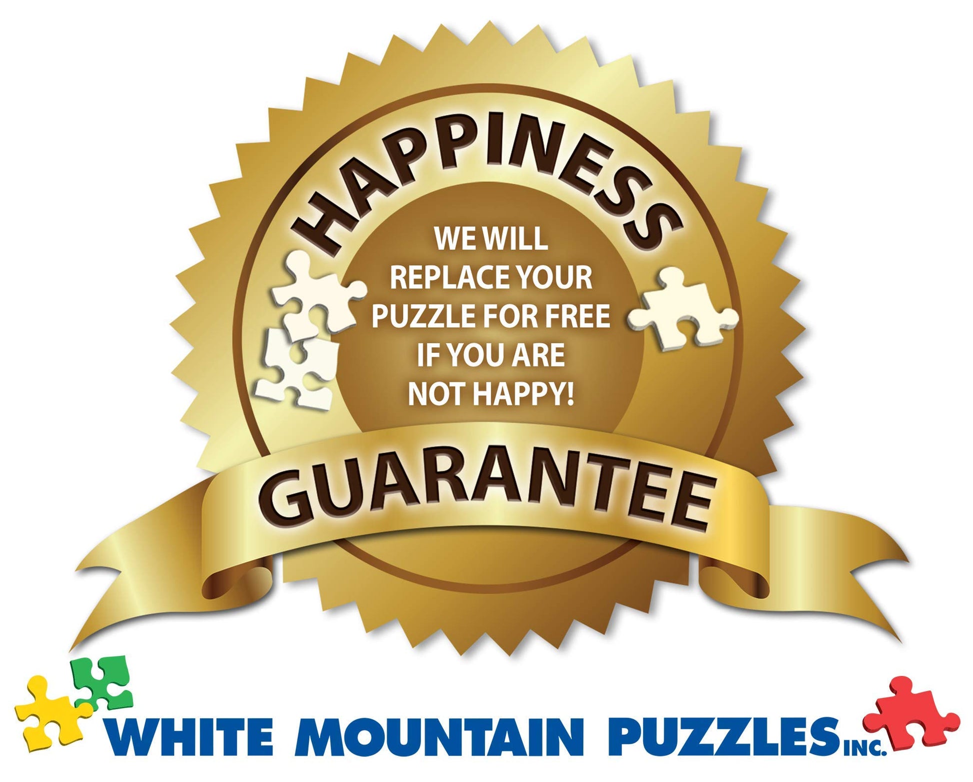 White Mountain 1000 Piece Jigsaw Puzzle United States Travel Puzzles with Large Pieces Gift for Adults and Family 24"x30" - America