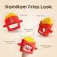 French Fries Baby Teething Toys - Teething Mitten, Baby Chew Toy, Teethers for Babies 3-6 Months and 6-12 Months, Newborn Essentials Must Haves
