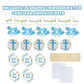 God Bless Centerpiece Sticks, Cross Community Sign - Baptism Party Decorations - Christening Party Supplies - 15PCS