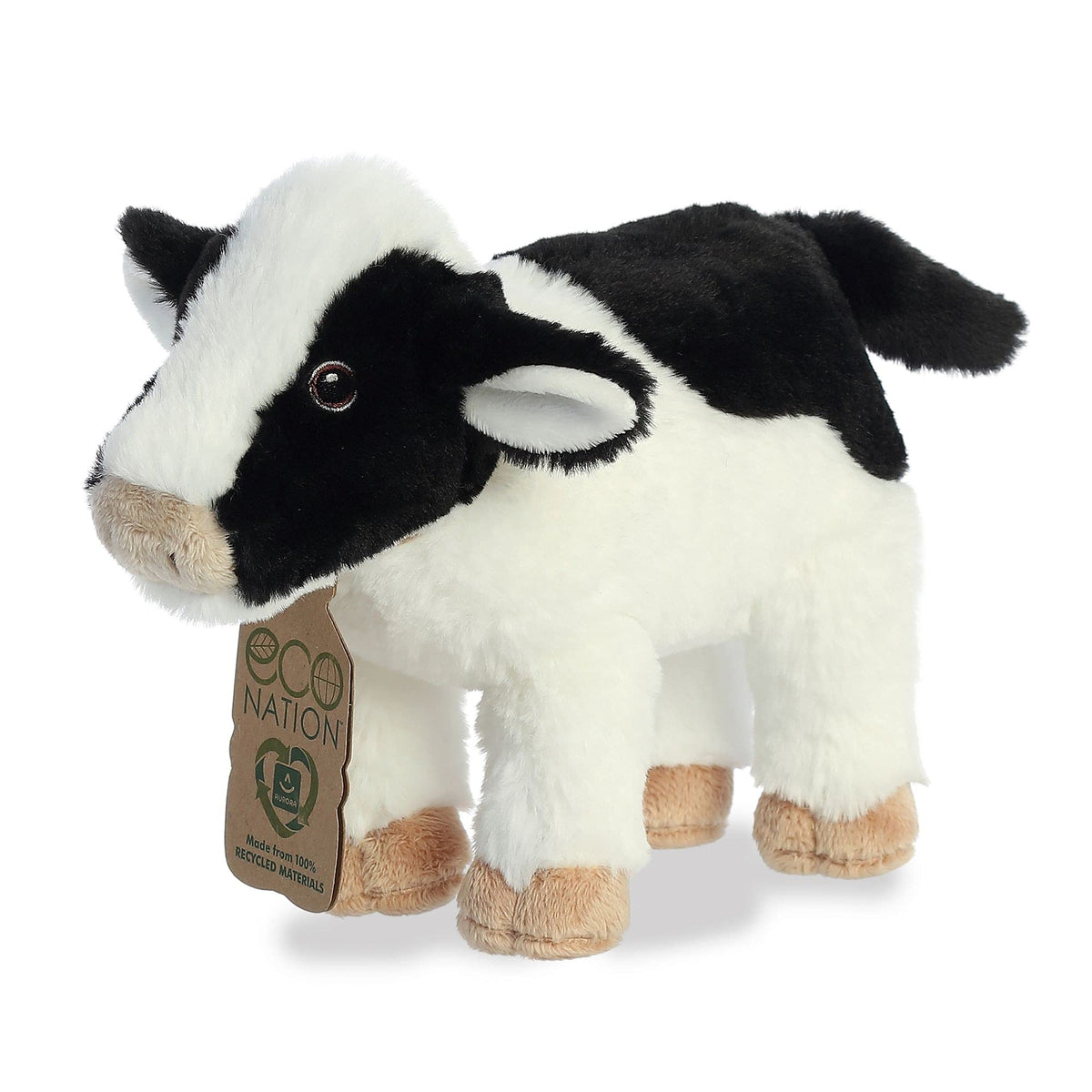 Aurora Eco Nation 9.5" Cow Responsibly Made Stuffed Animal