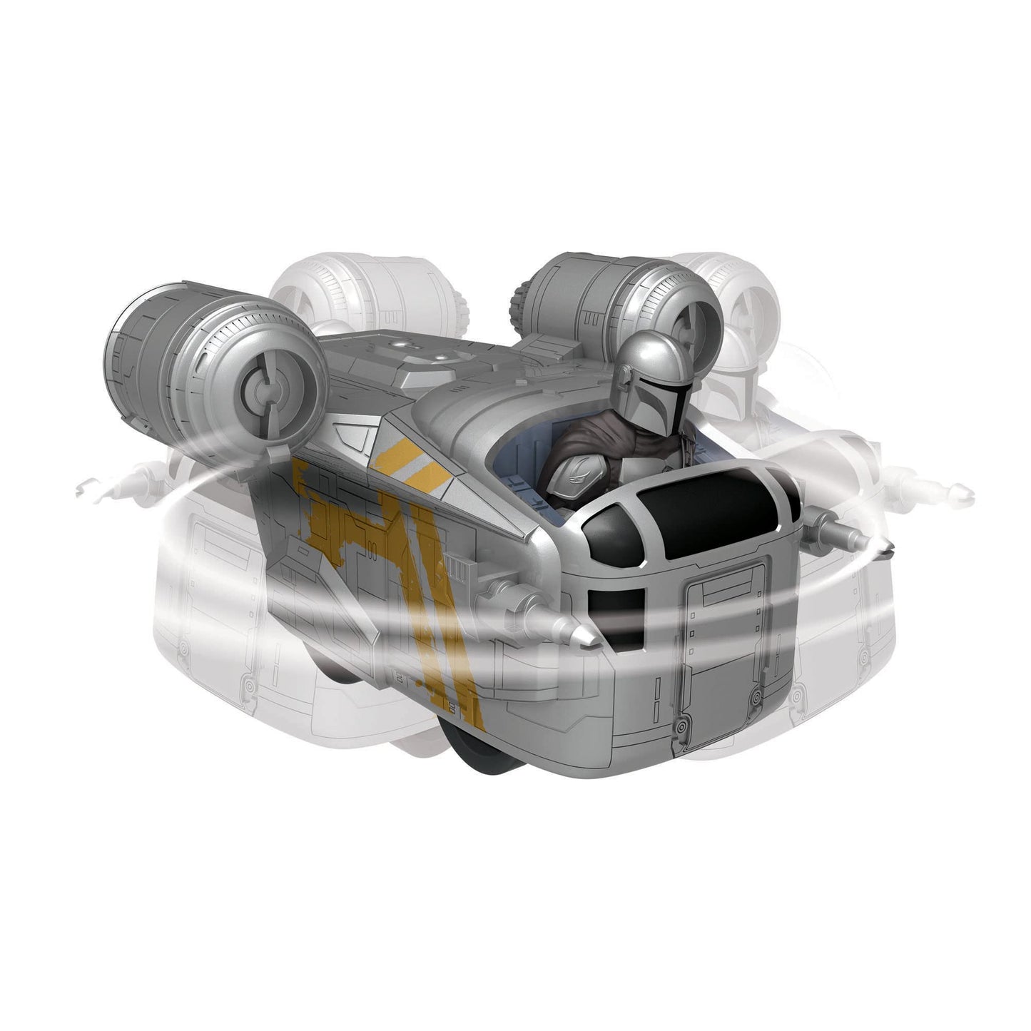 Star Wars - The Mandalorian 9" Remote Control Razor Crest, R/C Vehicle, Children Ages 5 Years and Up
