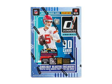2025 Panini Donruss Football Holiday Trading Cards Blaster Box