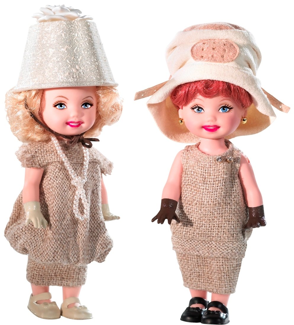 Barbie Pink Label Kelly Doll Set Lucy Gets a Paris Gown