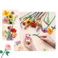 MEIEST Mini Building Blocks Flower Bouquet Plant Model Set,Creative DIY Artificial Flowers Botanical Collection Construction Bricks Toy for Kids