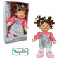 Goldberger's Baby's First: Little Talker Brunette Doll - Says 20 Random Phrases When Tummy is Pressed, Machine Washable - Safe for Children Ages 1