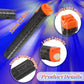 BOROLA 4Pcs 12-Round Reload Clip Compatible for NERF Rival Black