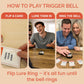 Tipsy Tonight Trigger Bell Party Game - Fast Reaction Buzzer Card Game for Adults & Groups | Ring The Bell Icebreaker Game for Game Night, Parties