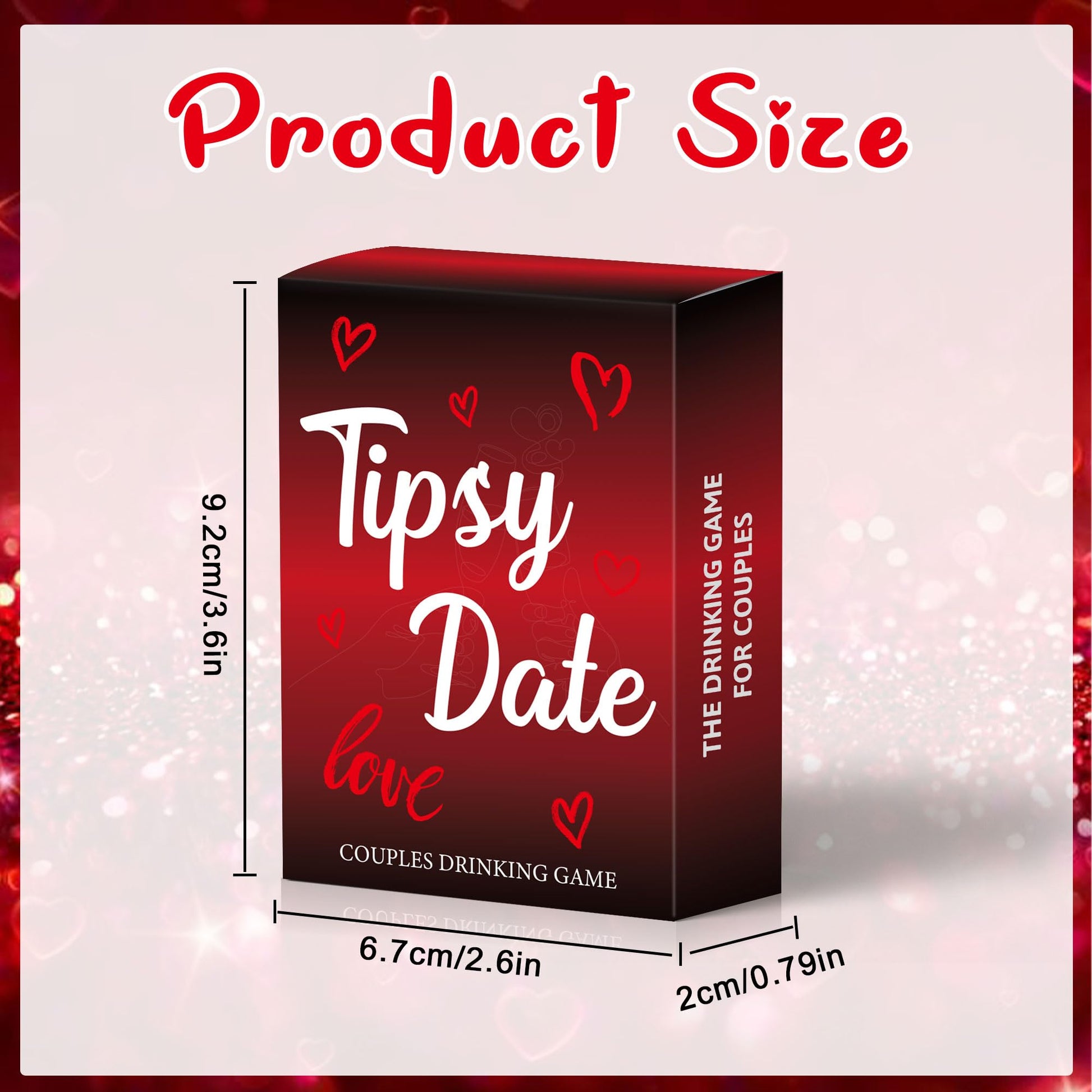 Tipsy Date Couples Games for Adults,Drinking Game for Couples,Drinking Card Games,50 Fun Dares & Questions for Date Night or Party Games,Perfect