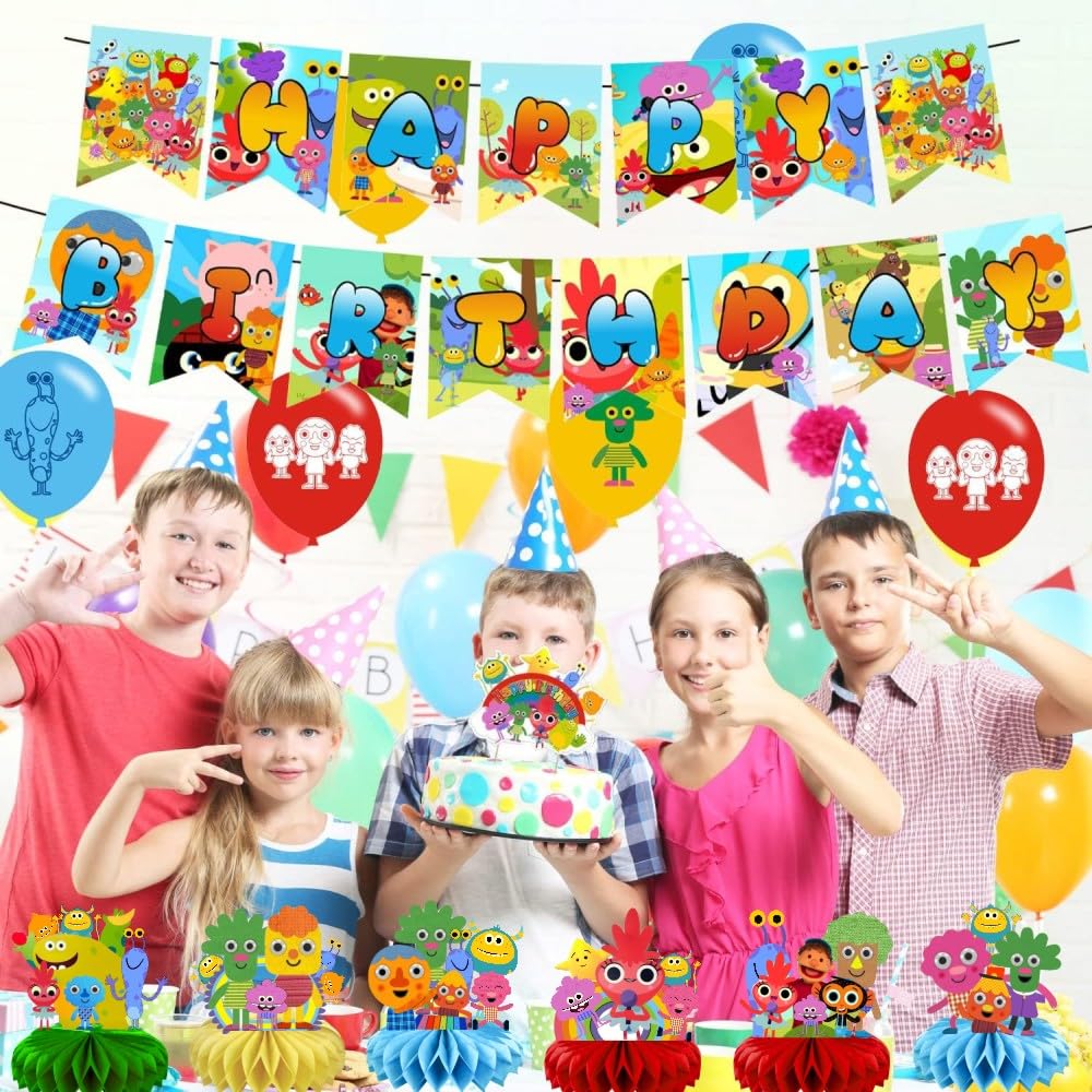 8Pcs Songs Table Centerpiece Birthday Party Supplies Double Side Table Decorations for Songs Themed Party Decorations