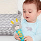 Bambiya Bunny Baby Teething Toy for 6 Months and Up - Baby Teether, Rattle & Musical Toy with Lights, Fun Sound Effects - Baby Toy Gift for Ages 6