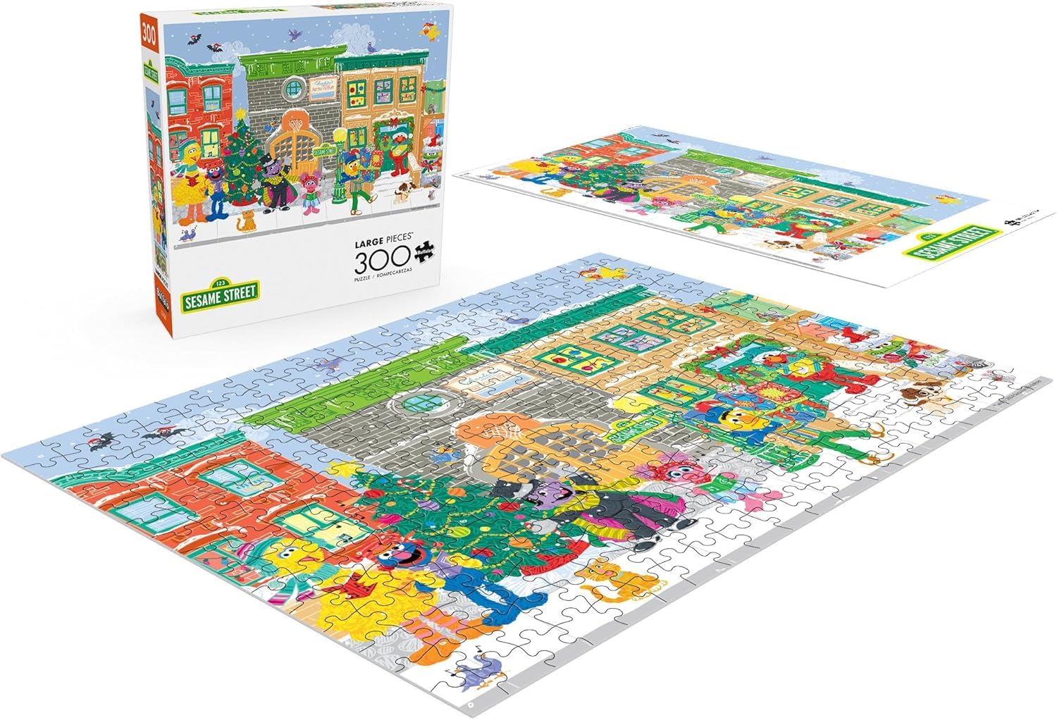 Buffalo Games - Carolers on Sesame Street - 300 Piece Puzzle for Adults