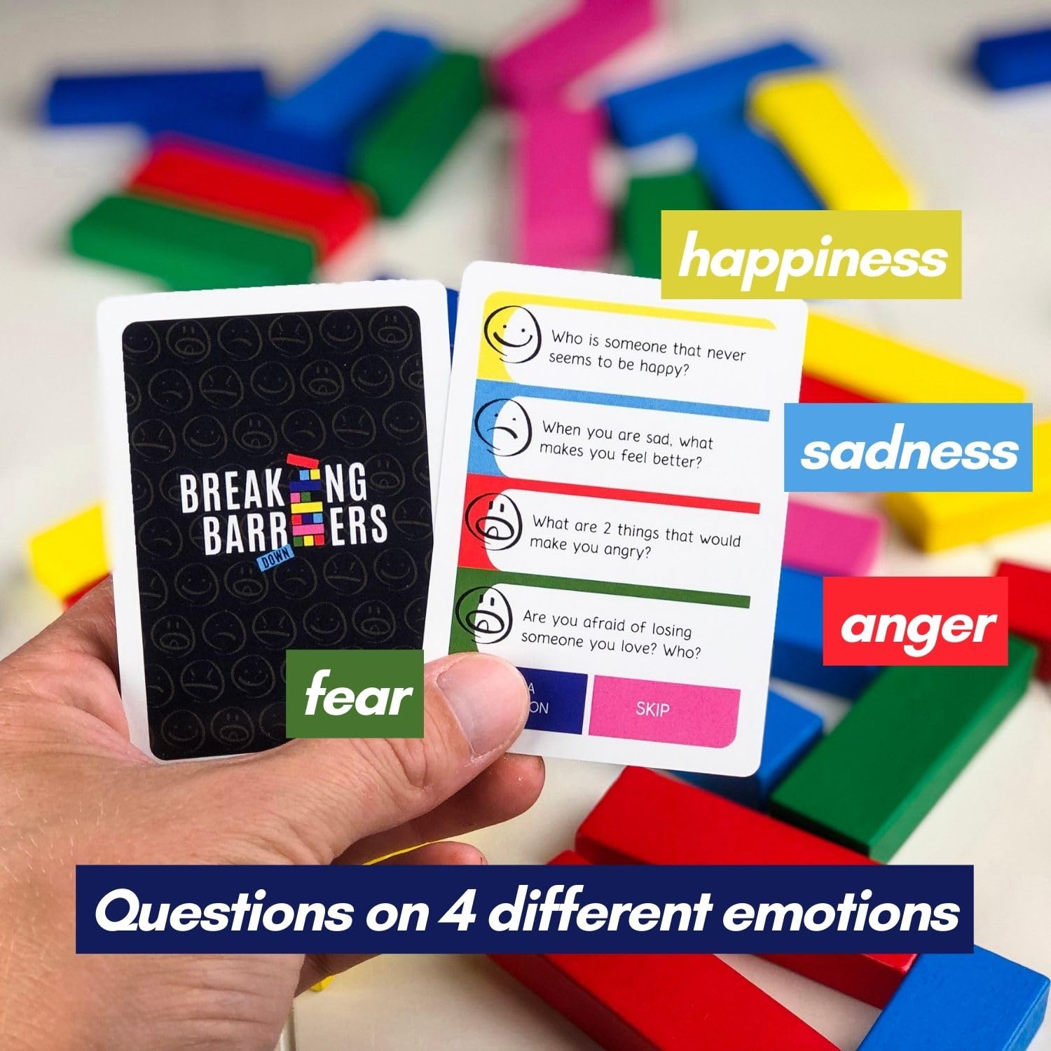 Breaking Barriers Down - Social Skills Games and Therapy Games, A Feelings Game for Kids that Develops Emotion Regulation and Explores Anger, Sadness
