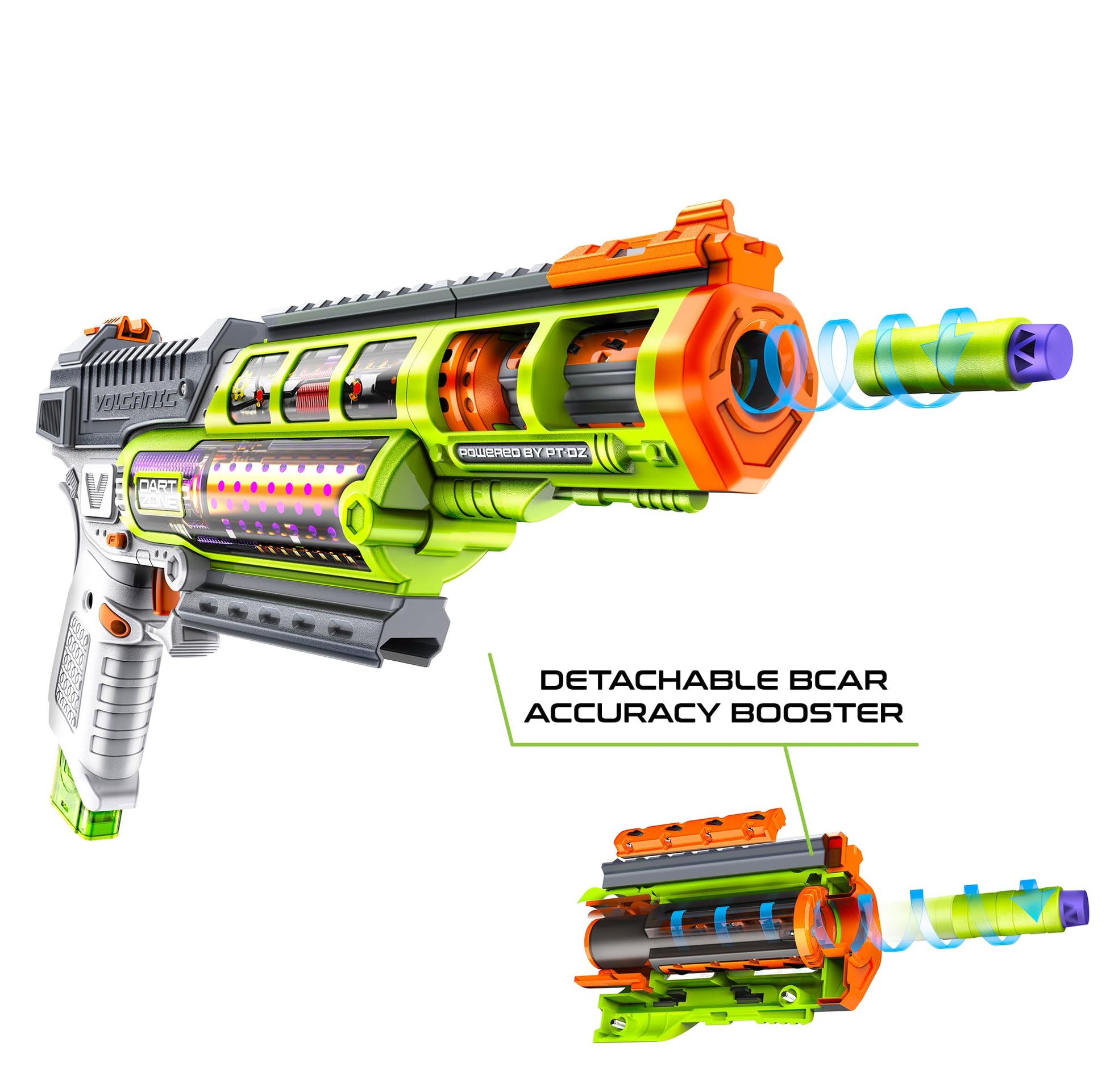 Dart Zone Max Nitroshot+ Volcanic Pro Blaster
