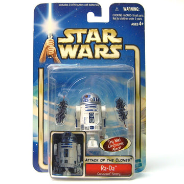 Star Wars Attack of the Clones Talking R2-D2 (Coruscant Sentry) Action Figure