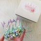 Mermaid First Birthday Crown | Oneder The Sea Girl Party Hat | SPRINKLES Mermaid Tiara | Under The Sea Lace Crown Decoration | LOVECRUSH Handmade in