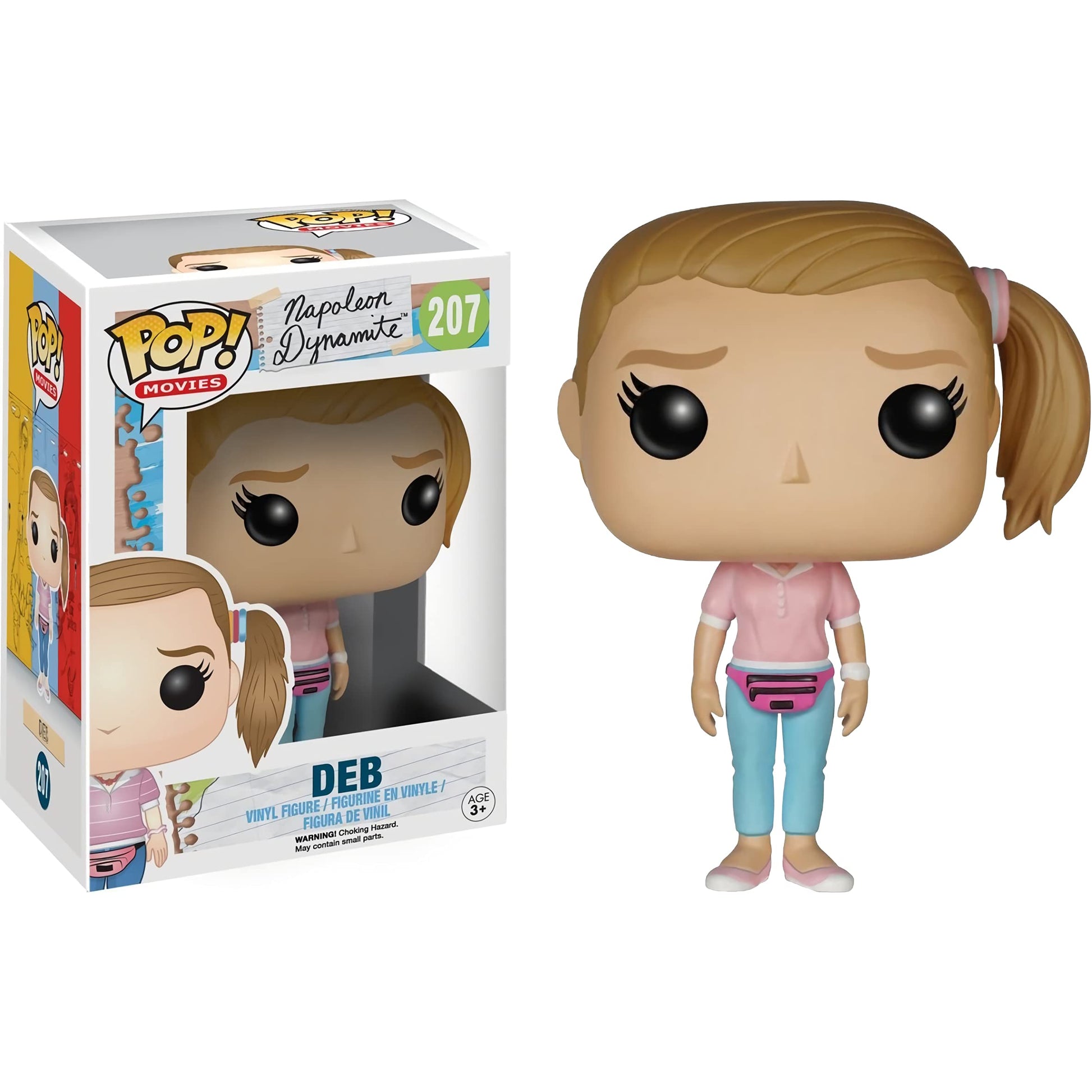 Deb: Fun ko P o p ! Movies Vinyl Figurine Bundle with 1 Compatible 'ToysDiva' Graphic Protector (207-06307 - B)