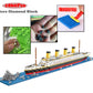 BIDIUTOY Titanic Ship Model Building Block Set, 3D Puzzle Sets DIY Educational Toys, Bricks Toy, with 1860Pcs Micro Mini Blocks, Ideal Gift for Kids
