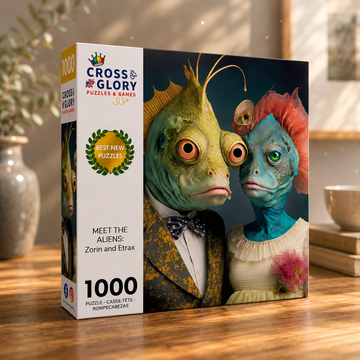 Cross & Glory | 1000 Piece Jigsaw Puzzles for Adults | Zorin & Etrax