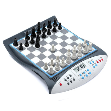 Talking Chess Master Electronic Chess Set - Electronic Chess Board with Voice Teaching System - Kids Learning Trainer - 32 Levels 2000 ELO Computer