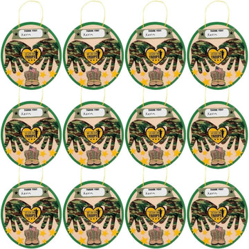 Military Appreciation Handprint Sign Craft Kit - Makes 12