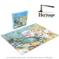 Heritage Puzzle - Under The Sea by Barb Tourtillotte 1000 Pieces Puzzles for Adults - Captivating Ocean Depths and Marine Life - Frameable Jigsaw