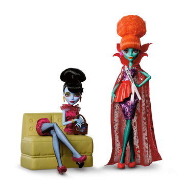 Mattel Monster High Skullector Beetlejuice Waiting Room Doll Set 2-Pack