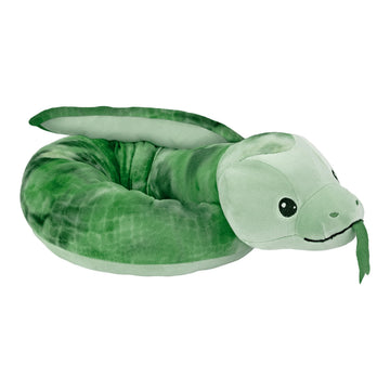 Wild Republic Squishy Snakes Green Snake Stuffed Animal - 52"