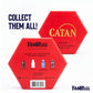 FanRoll Compatible with Catan Premium Robber & Metal Dice Set, Opalite