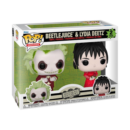 Funko POP! Movies: Beetlejuice - Beetlejuice & Lydia Deetz 2 Pack