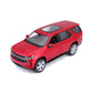 Maisto M31533 Chevy Tahoe 1/24 Red Plastic Miniature Vehicle for Children from 3 Years Old Ideal for Stimulating the Imagination and Creativity