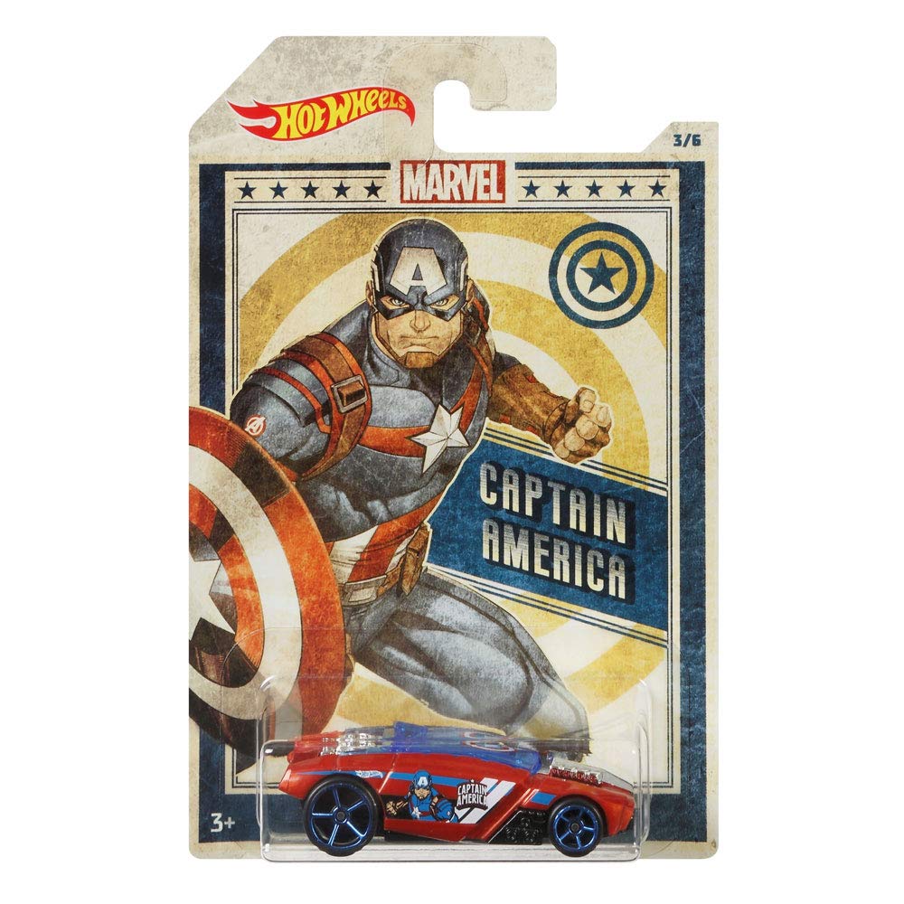 Hot Wheels Marvel Captain America Rogue Hog Die Cast 1:64