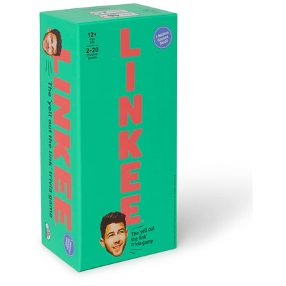 Linkee: Nick Jonas Edition: Family Quiz Board Game for Adults and Teens, Perfect For Family Game Night
