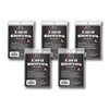 BCW Standard Card Sleeves - 2-5/8" x 3-5/8" - 5 Packs (500 Total) | Crystal Clear Acid-Free, Toploader | Trading Card Sleeves for Baseball