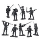 BMC ARW Battle of White Plains Artillery Crews - 32pc Plastic Soldiers & Cannon