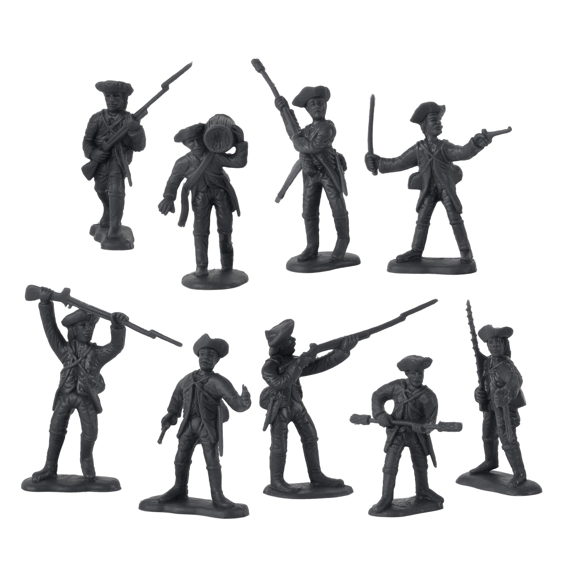 BMC ARW Battle of White Plains Artillery Crews - 32pc Plastic Soldiers & Cannon