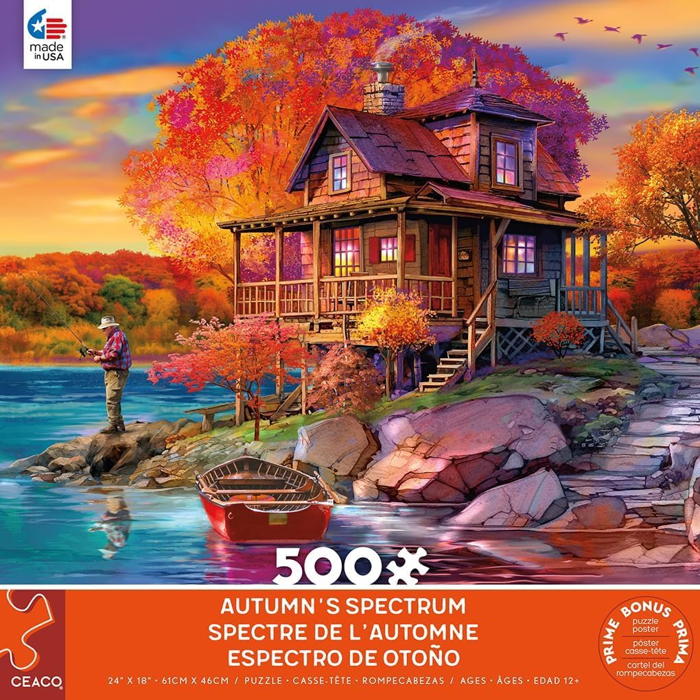 Ceaco - Autumn's Spectrum - 500 Piece Jigsaw Puzzle for Adults