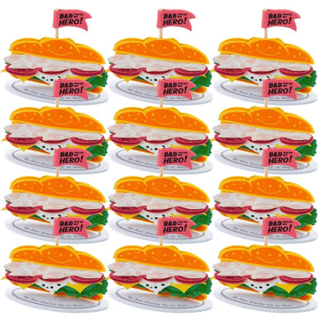 Father’s Day Dad You’re My Hero Sandwich Craft Kit, Makes 12