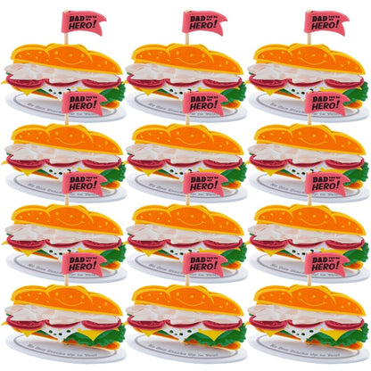 Father’s Day Dad You’re My Hero Sandwich Craft Kit, Makes 12