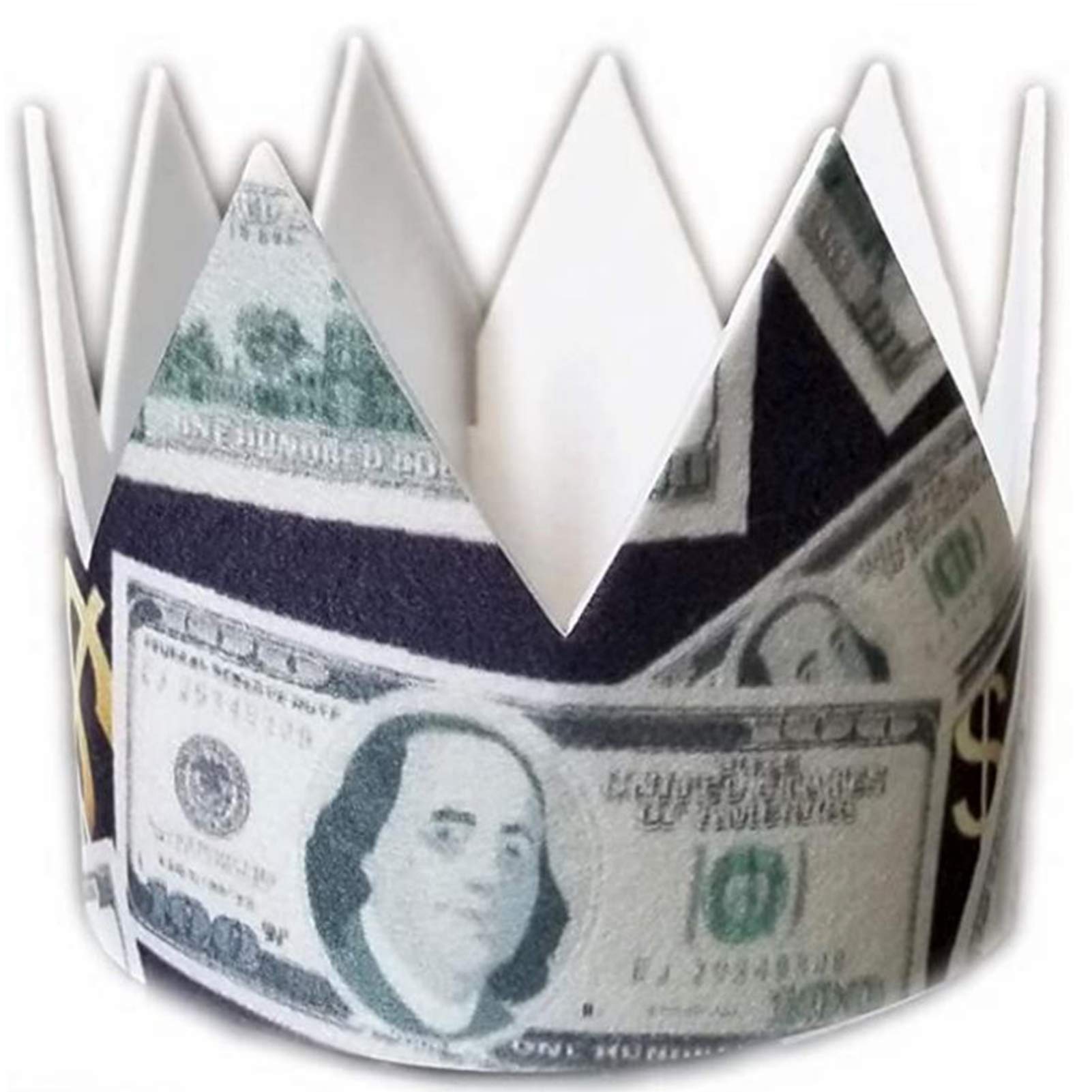Money Theme Decoration KIT Bill Dollar Signs Birthday Banner Currency Symbol Money Tablecover Tablecloth Dollar Crown Set for Birthday Casino Wedding