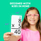 Star Right Multiplication Flash Cards - 169 Hole-Punched Math Study Multiplication Cards with 2 Binder Rings - Times Tables Practice Set for Kids Ages