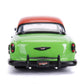 Jada Toys DC Comics Bombshells Poison Ivy & 1953 Chevy Bel Air Die-cast Car, 1:24 Scale Vehicle, 2.75” Collectible Figurine 100% Metal, Green