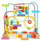 Timy First Bead Maze Roller Coaster Wooden Educational Circle Toy for Toddlers