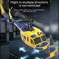 Joponnydiy C032 UH-1 Huey RC Helicopter for Adults, 1/48 Scale 2.4G 6CH Flybarless Remote Control Military Helicopter, 3D Stunt Flight