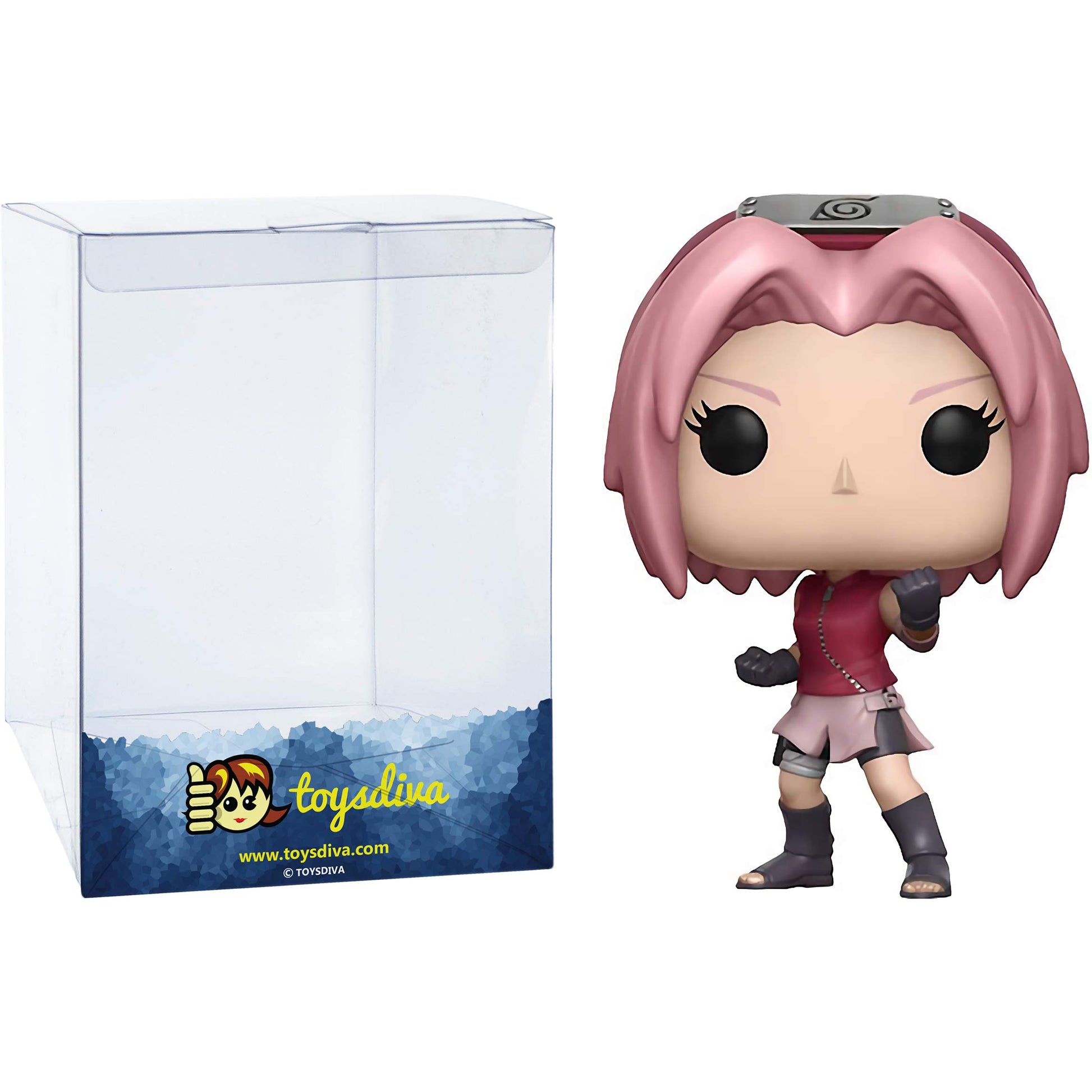 Funko Sakura: P o p ! Vinyl Figurine Bundle with 1 Compatible 'ToysDiva' Graphic Protector (183-12451 - B)